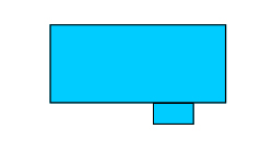 Bache pvc d'hivernage sur mesure pour piscine forme rectangulaire avec escalier rectangle latéral