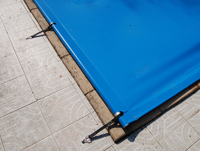 Bâche de sécurité piscine à barre CSP1350 photo client 1